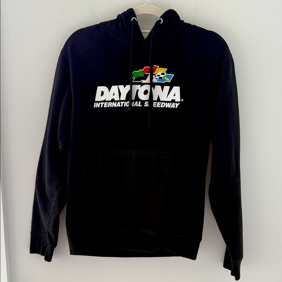 Daytona International Speedway Black Hoodie Size S - Picture 1 of 6
